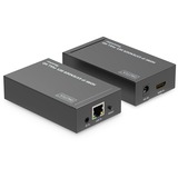 Digitus Set Extensor HDMI IP, Alargador de HDMI negro