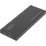 Digitus Ultra Slim HDMI Splitter, 1x4, 4K / 60 Hz, Splitter HDMI negro