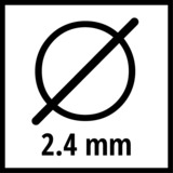 EINHELL 3436655 accesorio para cortaborde y desbrozadora Cabezal con hilo para cortabordes, Hilo de Mackie Cabezal con hilo para cortabordes, Rojo, 2,4 m, Einhell, 1 pieza(s)