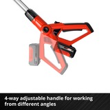 EINHELL GE-HC 18 Li T- Solo Cuchilla doble rojo, Batería