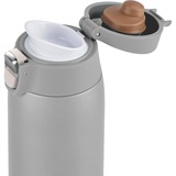 Emsa Light Mug 400 ml Plata, Termo plateado, Plata, Acero inoxidable, Polipropileno (PP), 400 ml, 6,6 cm, 196 mm