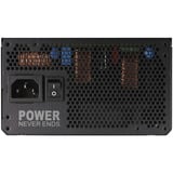 FSP VITA GM 850W, Fuente de alimentación de PC negro, 850 W, 100 - 240 V, 50/60 Hz, 11-5.5 A, Activo, 100 W