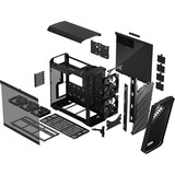 Fractal Design Torrent Torre Negro, Cajas de torre negro, Torre, PC, Negro, ATX, EATX, ITX, micro ATX, SSI CEB, Vidrio templado, Juego