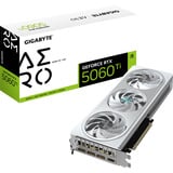 GIGABYTE GeForce RTX 5060 Ti AERO OC 16G Tarjeta Gráfica – 16 GB GDDR7, 128 bits, PCI-E 5.0, 2647MHz Frecuencia del núcleo, 3 x DisplayPort, 1 x HDMI, GV-N506TAERO OC-16GD 128 bits, PCI-E 5.0, 2647MHz Frecuencia del núcleo, 3 x DisplayPort, 1 x HDMI, GV-N506TAERO OC-16GD, GeForce RTX 5060 Ti, 16 GB, GDDR7, 128 bit, 7680 x 4320 Pixeles, PCI Express x16 5.0
