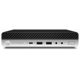 HP EliteDesk 800 G4 MP reacondicionado, Mini-PC  negro/Plateado