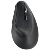 Kensington Ratón recargable Pro Fit Ergo MY630 EQ negro, mano derecha, Diseño vertical, RF Wireless + Bluetooth + USB Type-A, 2400 DPI, Negro