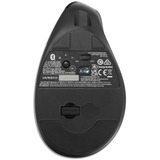 Kensington Ratón recargable Pro Fit Ergo MY630 EQ negro, mano derecha, Diseño vertical, RF Wireless + Bluetooth + USB Type-A, 2400 DPI, Negro