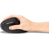 Kensington Ratón recargable Pro Fit Ergo MY630 EQ negro, mano derecha, Diseño vertical, RF Wireless + Bluetooth + USB Type-A, 2400 DPI, Negro