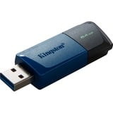 Kingston DataTraveler 64GB USB3.2 Gen 1 Exodia M (Negro + Azul) - 2 Pieces, Lápiz USB azul/Negro, 64 GB, USB tipo A, 3.2 Gen 1 (3.1 Gen 1), Deslizar, 20 g, Negro, Azul