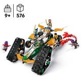 LEGO NINJAGO Vehículo Combinado del Equipo Ninja, Juegos de construcción Juego de construcción, 9 año(s), Plástico, 576 pieza(s), 955 g