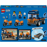 LEGO Transportador de motocicletas City, Juegos de construcción 
