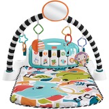 Mattel Kick & Play Multicolor Manta de juegos para bebés, Gimnasio de actividades/Alfombra Manta de juegos para bebés, Barra de juguetes, Multicolor