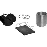 Neff Z51GIU1X3 accesorio para campana de estufa Kit de recirculación para campana extractora, Set de modificación Kit de recirculación para campana extractora, Negro, Plata, Neff