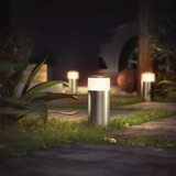 Philips Hue Lámpara de zócalo White & Color Ambiance Calla, Luz de LED plateado