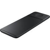 SAMSUNG EP-P6300 Auriculares, Smartphone, Reloj inteligente Negro USB Cargador inalámbrico Carga rápida Interior, Estación de carga negro, Interior, USB, Cargador inalámbrico, 1 m, Negro