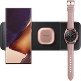 SAMSUNG EP-P6300 Auriculares, Smartphone, Reloj inteligente Negro USB Cargador inalámbrico Carga rápida Interior, Estación de carga negro, Interior, USB, Cargador inalámbrico, 1 m, Negro