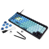 Sharkoon SKILLER SGK50 S3 Ultimate Rev2, Conjunto turquesa/Azul