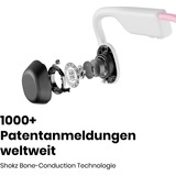 Shokz OpenMove Auriculares Inalámbrico y alámbrico gancho de oreja Llamadas/Música USB Tipo C Bluetooth Rosa rosa neón, Inalámbrico y alámbrico, Llamadas/Música, 20 - 20000 Hz, 29 g, Auriculares, Rosa