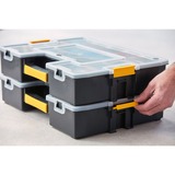 Stanley CUBIX 1-94-745 pieza pequeña y caja de herramientas Caja para piezas pequeñas Negro, Transparente, Amarillo negro/Amarillo, Caja para piezas pequeñas, Negro, Transparente, Amarillo, 90 mm, 430 mm, 330 mm