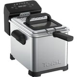 Tefal Family Pro FR507D Sencillo 4 L Independiente 2400 W Freidora Acero inoxidable acero fino/Negro, Freidora, 4 L, 1,3 kg, 4 L, Metal, 130 °C