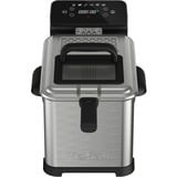 Tefal Family Pro FR507D Sencillo 4 L Independiente 2400 W Freidora Acero inoxidable acero fino/Negro, Freidora, 4 L, 1,3 kg, 4 L, Metal, 130 °C
