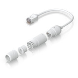 Ubiquiti Cable de extensión Easy Cable Cat.6a F/UTP, paquete de 2, Cable alargador blanco