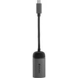 Verbatim USB 3.2 Gen 1, USB-C enchufe > RJ-45 toma de corriente, Adaptador plateado/Negro
