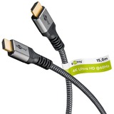 goobay Cable HDMI Plus de alta velocidad con Ethernet, 4K @ 60Hz gris