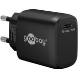 goobay Cargador rápido USB-C PD GaN 25 vatios negro