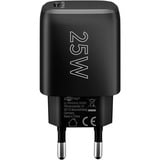 goobay Cargador rápido USB-C PD GaN 25 vatios negro