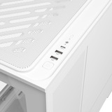 ASUS PRIME AP202 ARGB Mini Tower Blanco, Cajas de torre blanco, Mini Tower, PC, Blanco, micro ATX, Mini-ITX, Metal, Juego