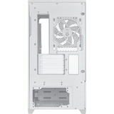 ASUS PRIME AP202 ARGB Mini Tower Blanco, Cajas de torre blanco, Mini Tower, PC, Blanco, micro ATX, Mini-ITX, Metal, Juego