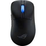 ASUS ROG Keris II Ace Wireless AimPoint Black ratón Juego mano derecha RF Wireless + Bluetooth + USB Type-A Óptico 42000 DPI, Ratones para gaming negro, mano derecha, Óptico, RF Wireless + Bluetooth + USB Type-A, 42000 DPI, Negro