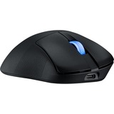 ASUS ROG Keris II Ace Wireless AimPoint Black ratón Juego mano derecha RF Wireless + Bluetooth + USB Type-A Óptico 42000 DPI, Ratones para gaming negro, mano derecha, Óptico, RF Wireless + Bluetooth + USB Type-A, 42000 DPI, Negro