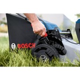 Bosch GRA 18V2-46 Cortacésped de empuje a gasolina Batería Negro, Azul, Metálico azul, Cortacésped de empuje a gasolina, 46 cm, 3 cm, 7 cm, 60 L, Tracción a las 4 ruedas