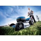 Bosch GRA 18V2-46 Cortacésped de empuje a gasolina Batería Negro, Azul, Metálico azul, Cortacésped de empuje a gasolina, 46 cm, 3 cm, 7 cm, 60 L, Tracción a las 4 ruedas