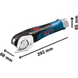 Bosch GUS 10,8 V-LI Professional 700RPM , Tijera eléctrica azul, sin cargador, sin bateria
