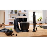 Bosch MUM59N26CB robot de cocina 1000 W 3,9 L Negro negro, 3,9 L, Negro, 2,7 kg, 1,9 kg, 1,1 m, EAC-Eurasian, Ukraine