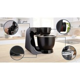 Bosch MUM59N26CB robot de cocina 1000 W 3,9 L Negro negro, 3,9 L, Negro, 2,7 kg, 1,9 kg, 1,1 m, EAC-Eurasian, Ukraine