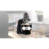Bosch MUM59N26CB robot de cocina 1000 W 3,9 L Negro negro, 3,9 L, Negro, 2,7 kg, 1,9 kg, 1,1 m, EAC-Eurasian, Ukraine