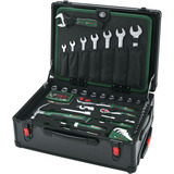 Bosch Set de maletín de herramientas rodante, 119 piezas, Kit de herramientas negro