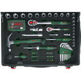 Bosch Set de maletín de herramientas rodante, 119 piezas, Kit de herramientas negro