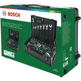 Bosch Set de maletín de herramientas rodante, 119 piezas, Kit de herramientas negro