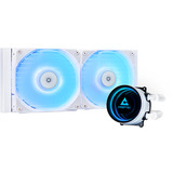 Chieftec ICEBERG 240-RGB-W Carcasa del ordenador Sistema de refrigeración líquida todo en uno 12 cm Blanco, Refrigeración por agua blanco, Sistema de refrigeración líquida todo en uno, 12 cm, Blanco