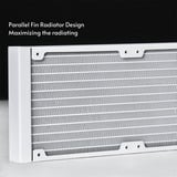 Chieftec ICEBERG 240-RGB-W Carcasa del ordenador Sistema de refrigeración líquida todo en uno 12 cm Blanco, Refrigeración por agua blanco, Sistema de refrigeración líquida todo en uno, 12 cm, Blanco