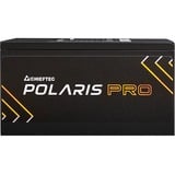 Chieftec Polaris PRO 1300W unidad de fuente de alimentación 20+4 pin ATX ATX Negro, Fuente de alimentación de PC negro, 1300 W, 100 - 240 V, 50/60 Hz, 15-8 A, Activo, 120 W