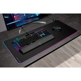 Corsair MM700 RGB Alfombrilla de ratón para juegos Negro, Almohadilla de ratón para juegos negro, Negro, Monocromo, Caucho, USB con suministro de corriente, Base antiderrapante, Alfombrilla de ratón para juegos