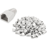Digitus Funda antitorsión para conector RJ-45, Doble protección gris