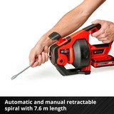 EINHELL Power X-Change Akku-Rohr-Reinigungsgerät TE-DA 18/760 Li-Solo, 18Volt, Dispositivo de limpieza de tuberías rojo/Negro