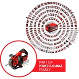 EINHELL TE-DA 18/760 Li-Solo, Dispositivo de limpieza de tuberías rojo/Negro